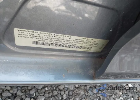 2009 Volkswagen Jetta 2.5L S из США, поврежденный, VIN 3VWKZ71K29M279367